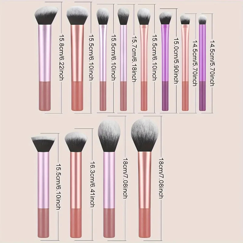 Make-up-Tools Set – 12-teilig für Gesicht & Augen