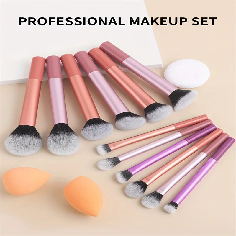 Make-up-Tools Set – 12-teilig für Gesicht & Augen