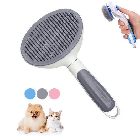 Haustier Slicker Bürste – Haarentferner & Fellpflege-Kamm für Katzen & Hunde