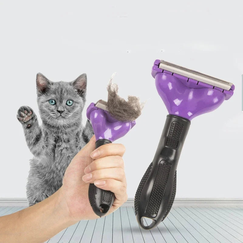 Haustier Bürste & Haarentferner – Katzen & Hunde Kamm zur Fellpflege und Massage