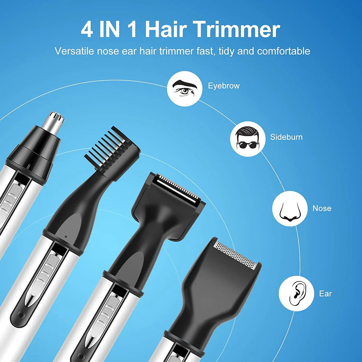 All-in-One Trimmer – Nase, Ohren & Bartpflege